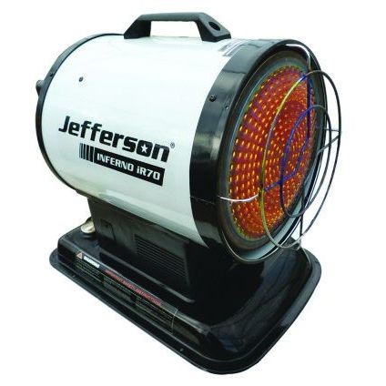 Jefferson Infrared Heater Thermostat Direct Air Inferno iR70 70,000 BTU 20.5KW